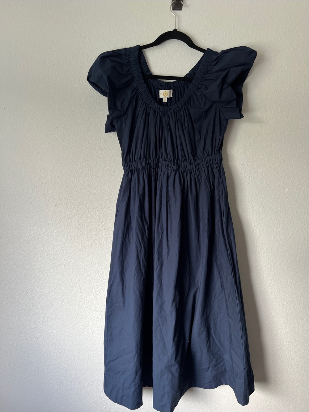 ANNA CATE melanie midi dress in navy blue Tuckernuck